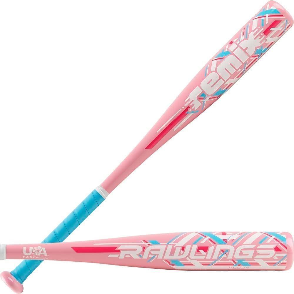 imageRawlings  Remix TBall Bat  USA Baseball ampamp Softball  12 Drop  2 14quot Barrel  1 Pc AluminumPink