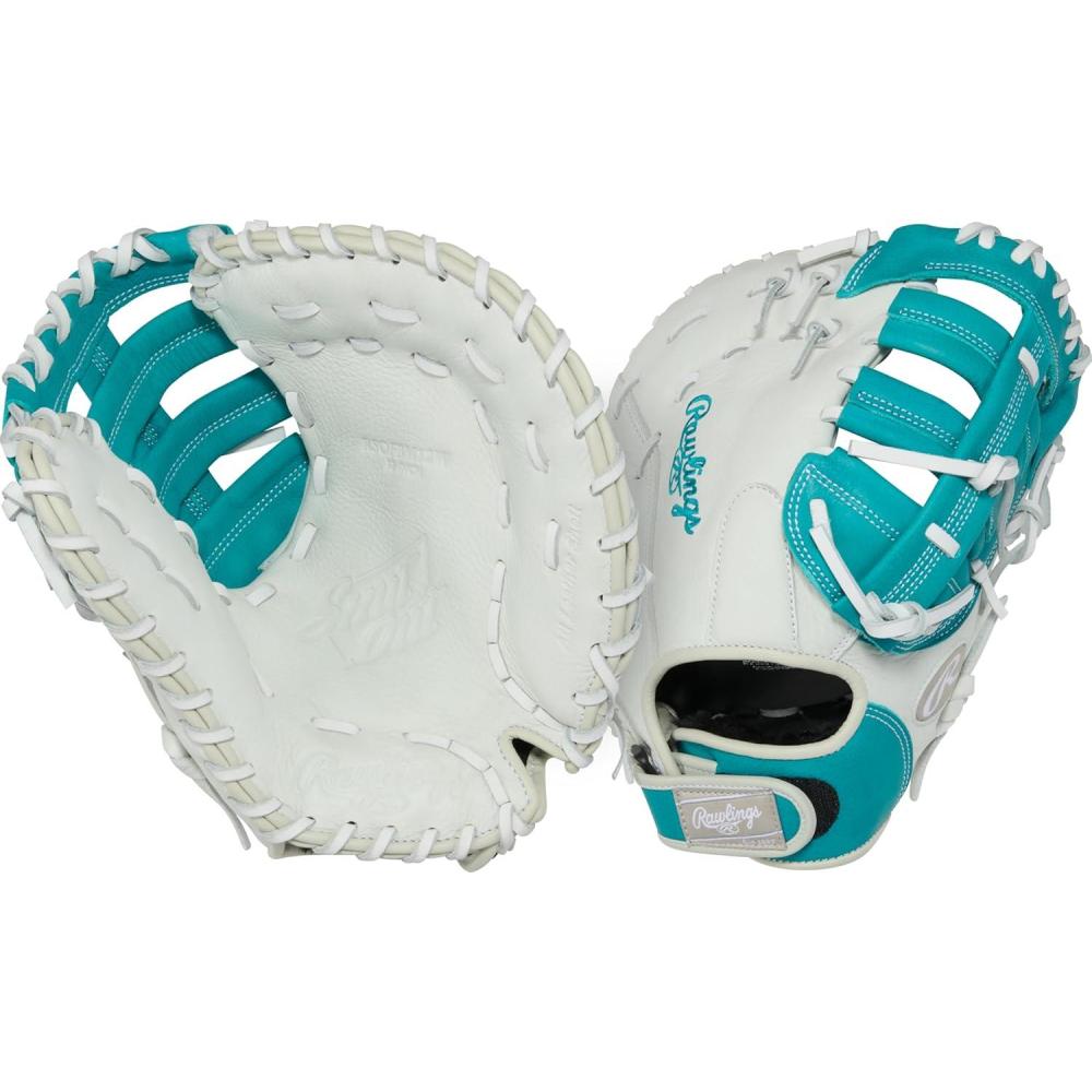 imageRawlings  Shut Out Youth Softball Glove  Sizes 115quot  125quot  Multiple StylesWhite  Teal  Single Post Double Bar Web