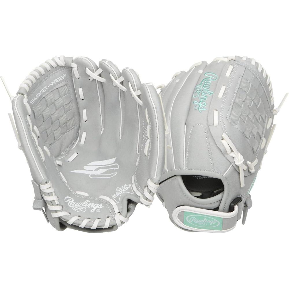 imageRawlings  Sure Catch Series Youth Softball Glove  Sizes 10quot  125quot  Multiple StylesGreyMint