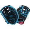 Black / Columbia Blue | Single Post Double Bar Web