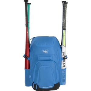 Rawlings | FRANCHISE 2.0 Player’s Backpack | Baseball/Softball | Rec/Travel | Multiple Styles(COLUMBIA BLUE)