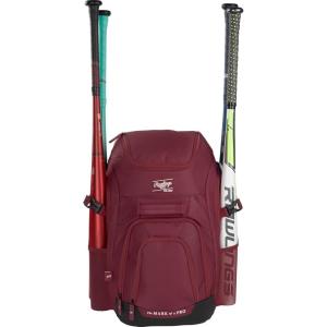 Rawlings | FRANCHISE 2.0 Player’s Backpack | Baseball/Softball | Rec/Travel | Multiple Styles(MAROON)