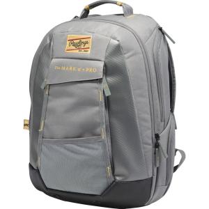 Rawlings | GOLD COLLECTION Backpack | Coach/Player Off-Field Use | Laptop Sleeve(Graphite)