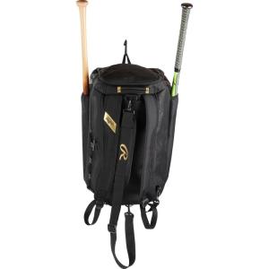 Rawlings | GOLD COLLECTION DUFFEL Equipment Bag | Baseball/Softball | Standard + XL Sizes(Black)