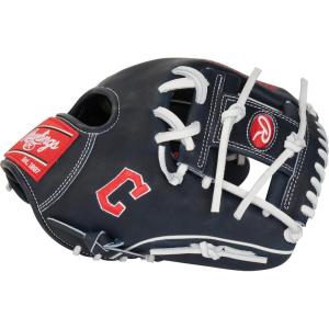 Rawlings | Heart of The Hide MLB Team Logo Baseball Glove | All MLB Team Options Available(Cleveland Guardians – 11.5″ – Pro I-Web)