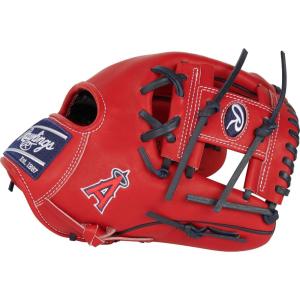 Rawlings | Heart of The Hide MLB Team Logo Baseball Glove | All MLB Team Options Available(Los Angeles Angels – 11.5″ – Pro I-Web)