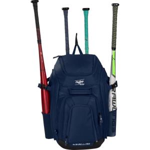 Rawlings | LEGION 2.0 Player’s Backpack | Baseball/Softball | Multiple Styles(NAVY)