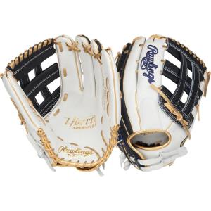 Rawlings | Liberty Advanced Color Series Fastpitch Softball Glove | Sizes 11.75″ – 13″ | Multiple Styles(White / Navy / Gold | Pro H Web)