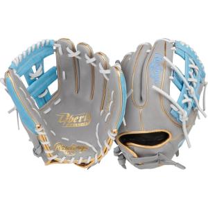 Rawlings | Liberty Advanced Fastpitch Softball Glove | Sizes 11.75″ – 13.25″ | Multiple Styles(Grey / Columbia Blue | Split Single Post Web)