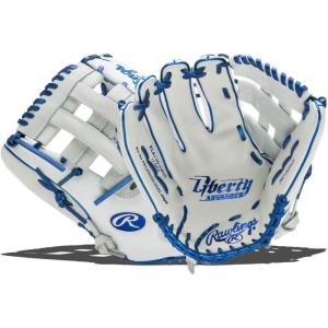Rawlings | Liberty Advanced Fastpitch Softball Glove | Sizes 11.75″ – 13.25″ | Multiple Styles(White Speedshell / Royal | Pro H Web)