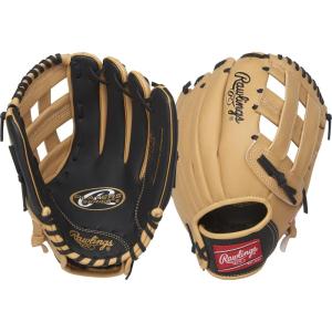 Rawlings | Players Series T-Ball & Youth Baseball Glove | Sizes 9″ – 11.5″ | Multiple Styles(Camel / Black)