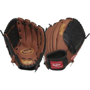 Rawlings | Players Series T-Ball & Youth Baseball Glove | Sizes 9″ – 11.5″ | Multiple Styles(Dark Tan / Black)