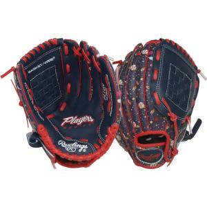 Rawlings | Players Series T-Ball & Youth Baseball Glove | Sizes 9″ – 11.5″ | Multiple Styles(Space – Navy)