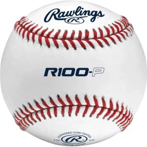 Rawlings | R100-P Practice Baseballs | Collegiate | High School | Youth | Flat/Raised Seam Options(One Size)