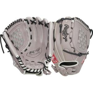 Rawlings | R9 Fastpitch Softball Glove | Sizes 11.5″ – 13″ | Multiple Styles(Basket Web | Grey)