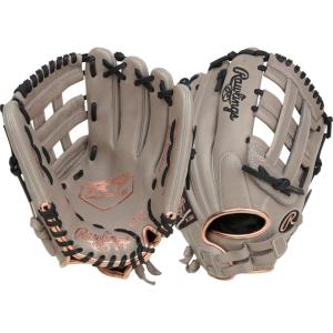 Rawlings | R9 Fastpitch Softball Glove | Sizes 11.5″ – 13″ | Multiple Styles(Contour Pro H-Web | Grey)