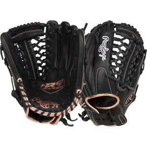 Rawlings | R9 Fastpitch Softball Glove | Sizes 11.5″ – 13″ | Multiple Styles(Modified Trap-eze Web | Black)