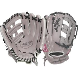 Rawlings | R9 Fastpitch Softball Glove | Sizes 11.5″ – 13″ | Multiple Styles(Pro H-Web | Grey)