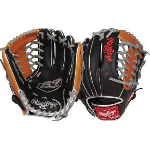 Rawlings | R9 Youth Contour FIT Baseball Glove | Sizes 11″ – 12″ | Multiple Styles(Black / Tan | Modified Trap-Eze Web)