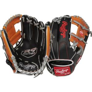 Rawlings | R9 Youth Contour FIT Baseball Glove | Sizes 11″ – 12″ | Multiple Styles(Black / Tan | Pro I Web)