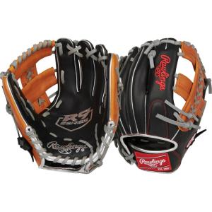 Rawlings | R9 Youth Contour FIT Baseball Glove | Sizes 11″ – 12″ | Multiple Styles(Black / Tan | Split Single Post Web)