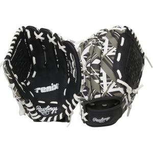 Rawlings | Remix T-Ball & Youth Baseball/Softball Glove | Sizes 9″ – 10.5″(Black)