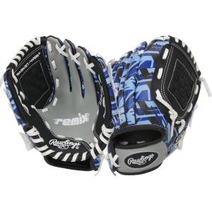 Rawlings | Remix T-Ball & Youth Baseball/Softball Glove | Sizes 9″ – 10.5″(Blue)