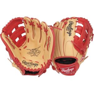 Rawlings | Select PRO LITE Youth Baseball Glove | Pro Player Models | Sizes 10.5″ – 12.25″ | Multiple Styles(Corbin Carrol | Pro H Web – Camel / Scarlet)
