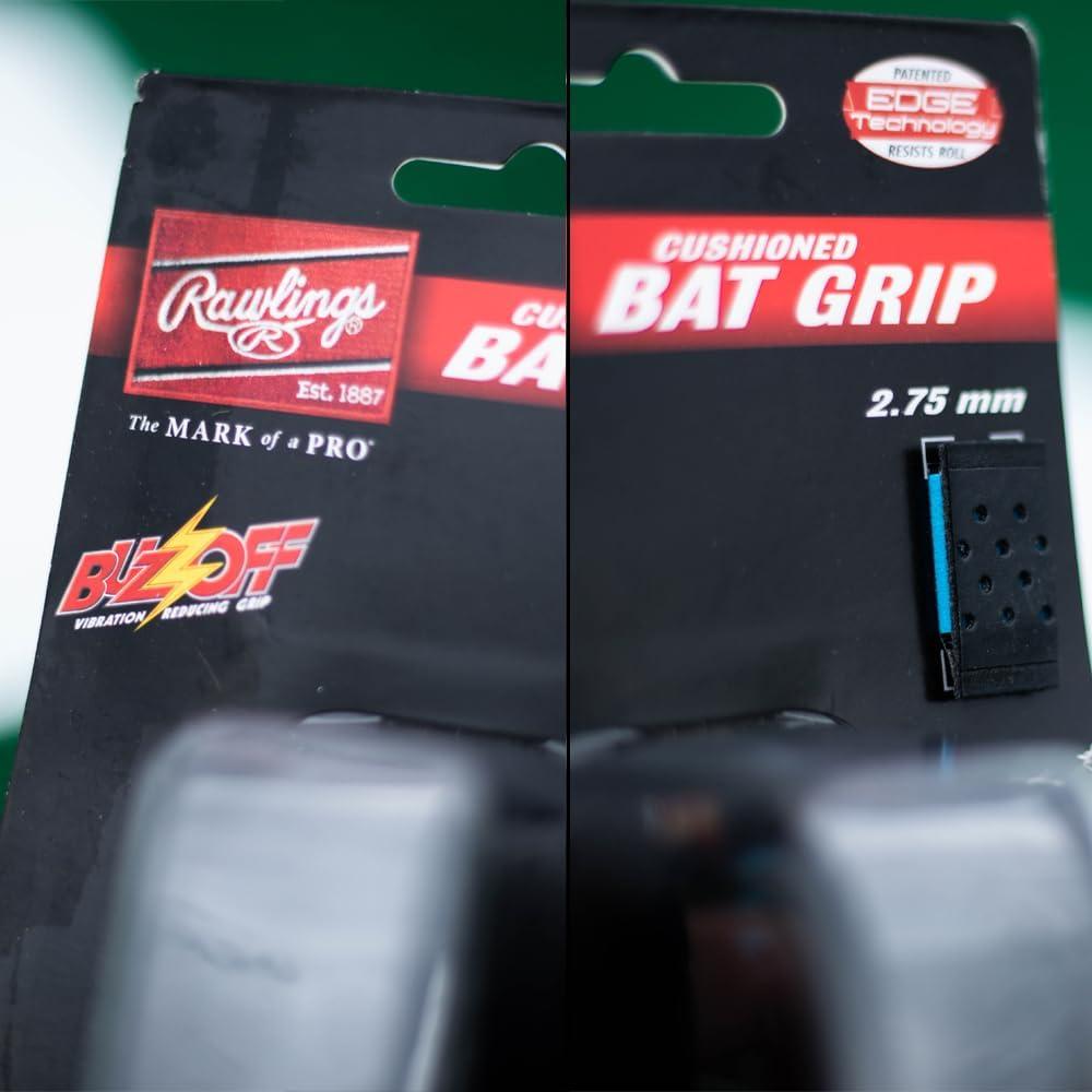 imageRawlings 100mm 180mm 275mm Bat Grip Baseball Softball Multiple ColorsBlack Added Cushion