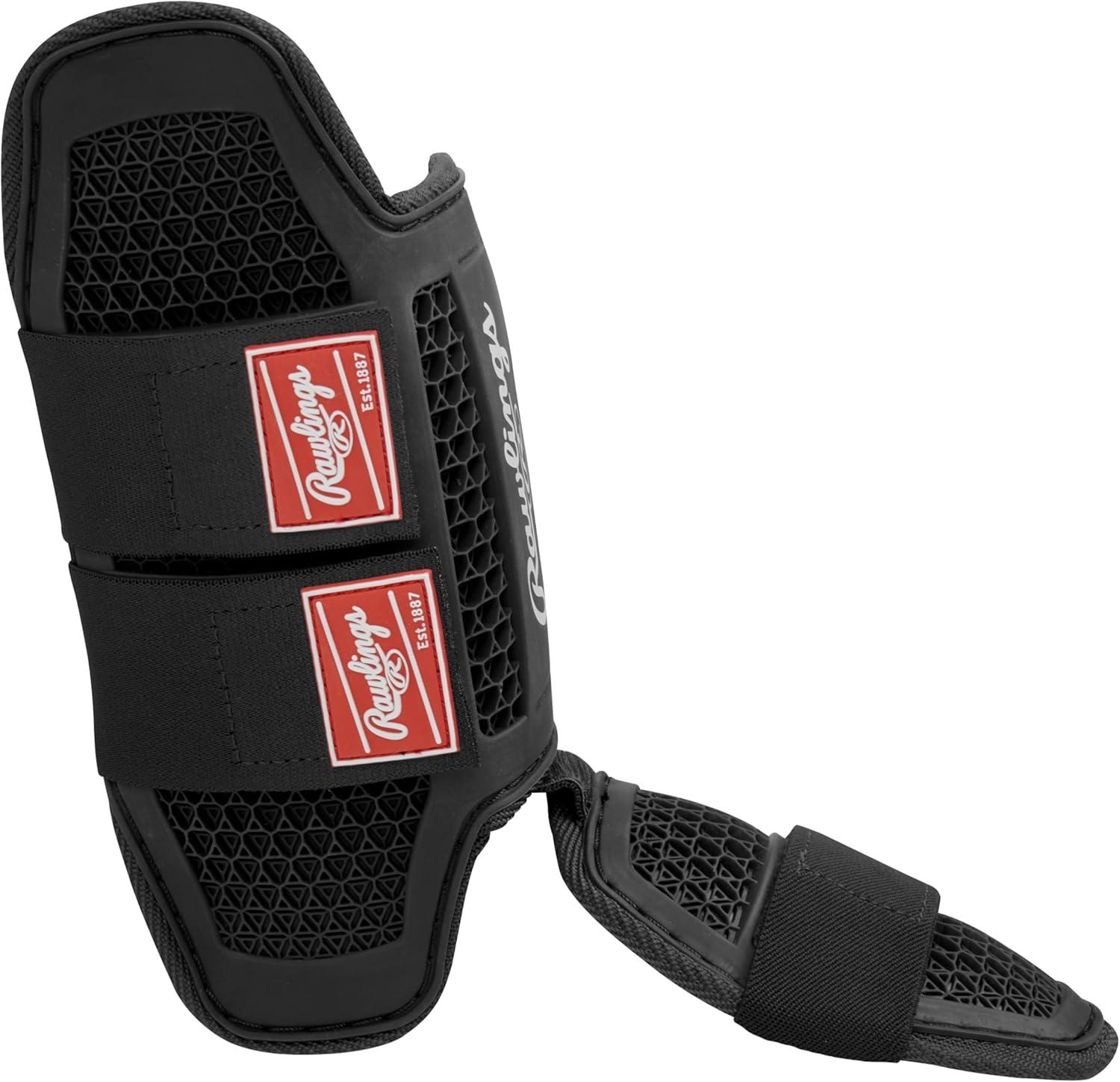 imageRawlings Batters Leg Guard Baseball Softball Small ampamp Large Sizes Multiple ColorsBlack