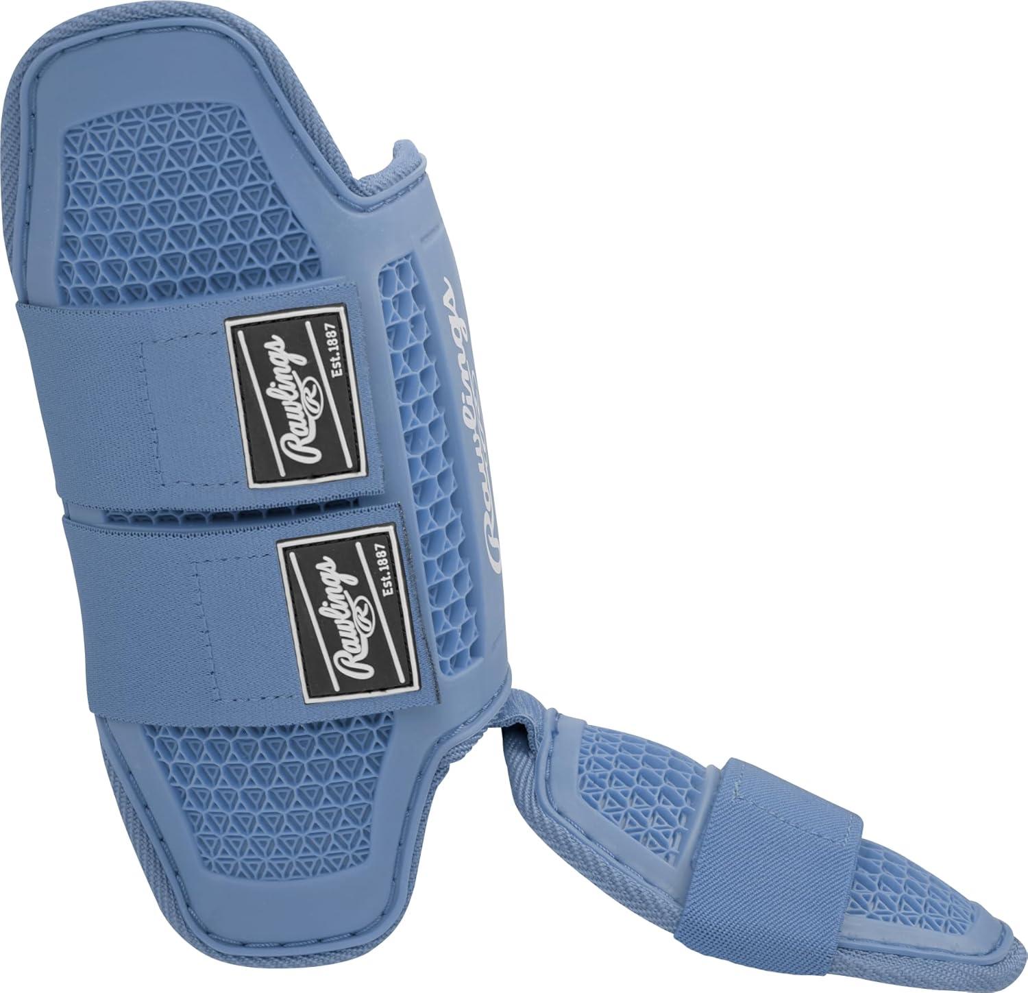 imageRawlings  Batters Leg Guard  Baseball  Softball  Small ampamp Large Sizes  Multiple ColorsColumbia Blue