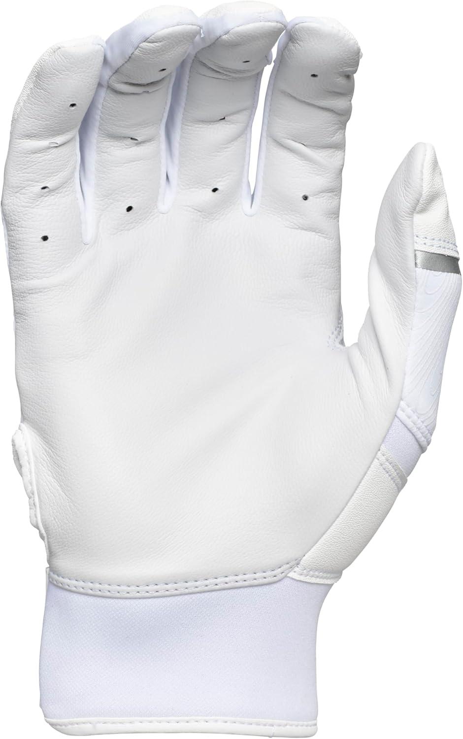 imageRawlings  Clout Baseball Batting Gloves  Adult Sizes  Multiple ColorsWHITEWHITE