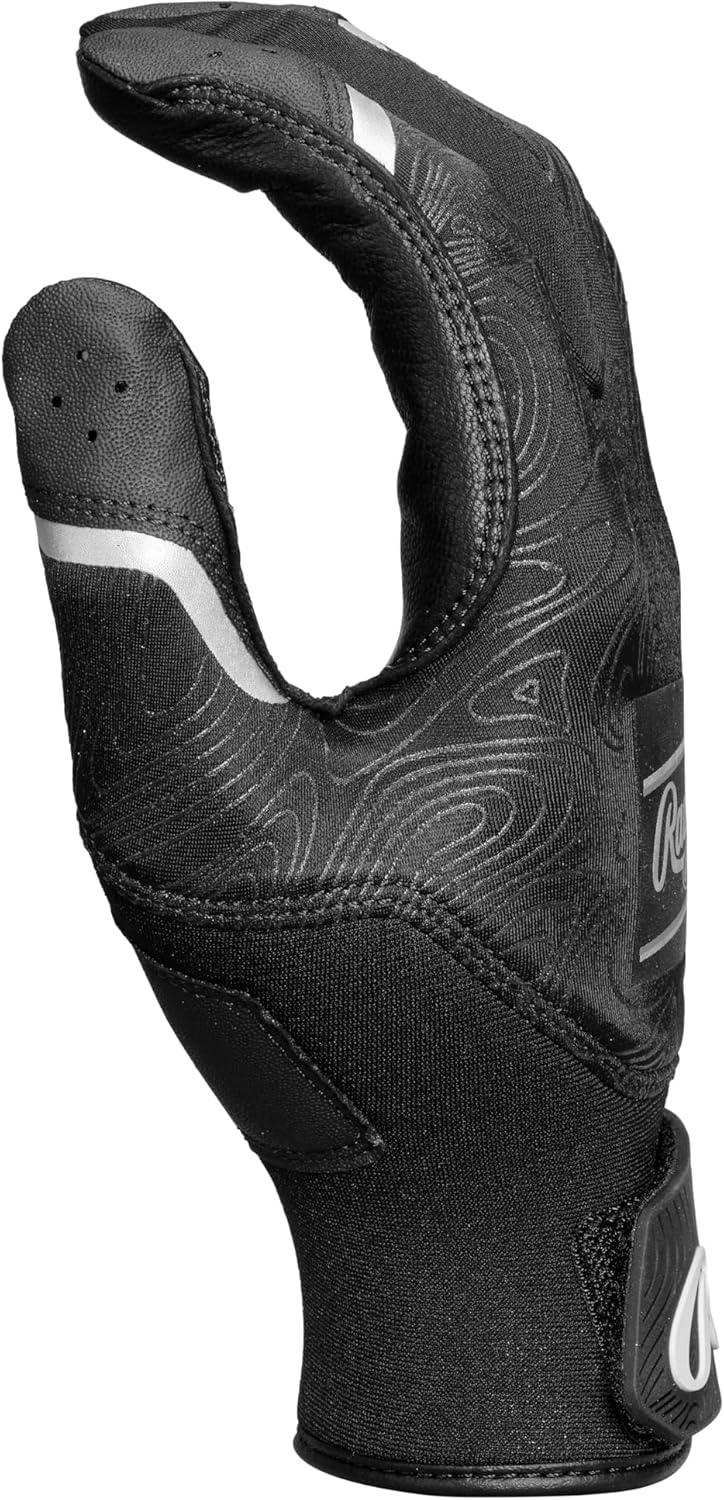 imageRawlings  Clout Baseball Batting Gloves  Youth Sizes  Multiple ColorsBLACKBLACK