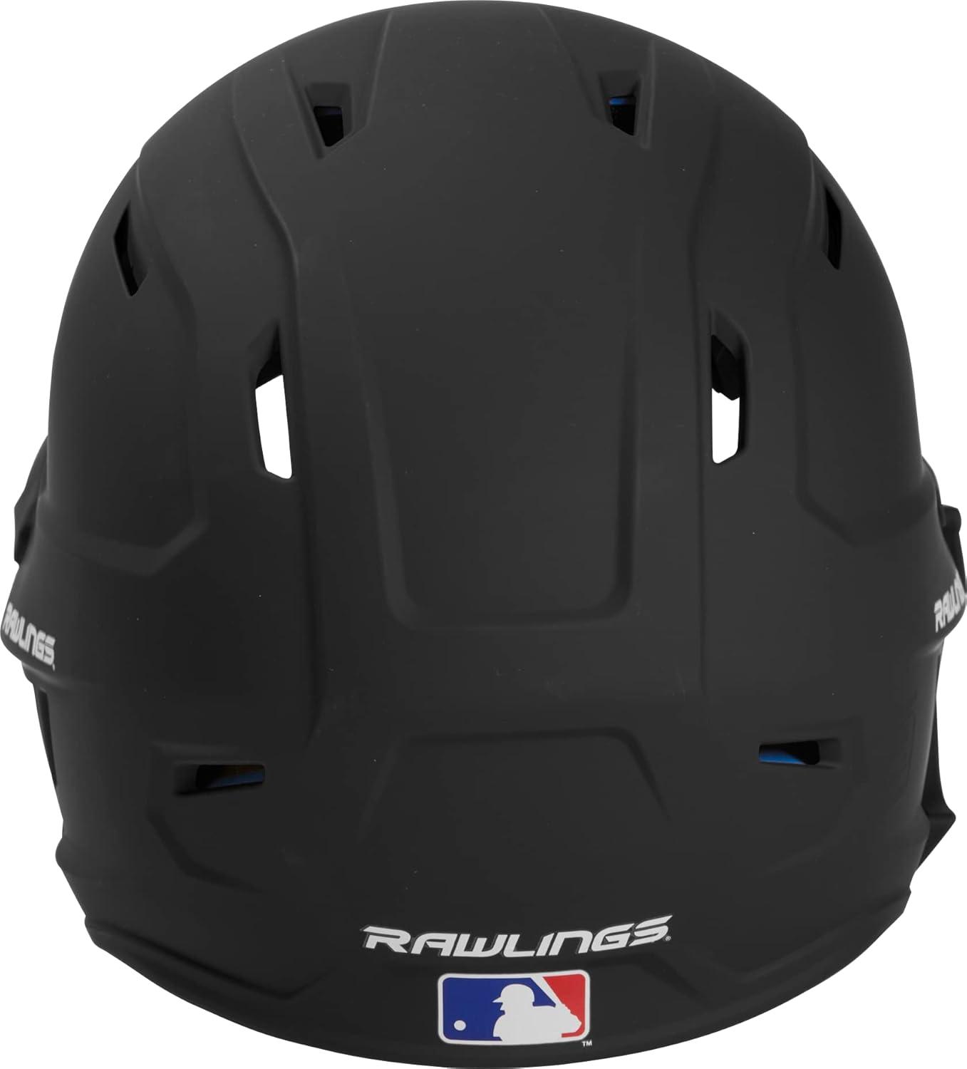 imageRawlings  MACH Adjust Baseball Batting Helmet  Adjustable Face Guard  Matte  JR ampamp SR Sizes  Multiple ColorsMatte Black