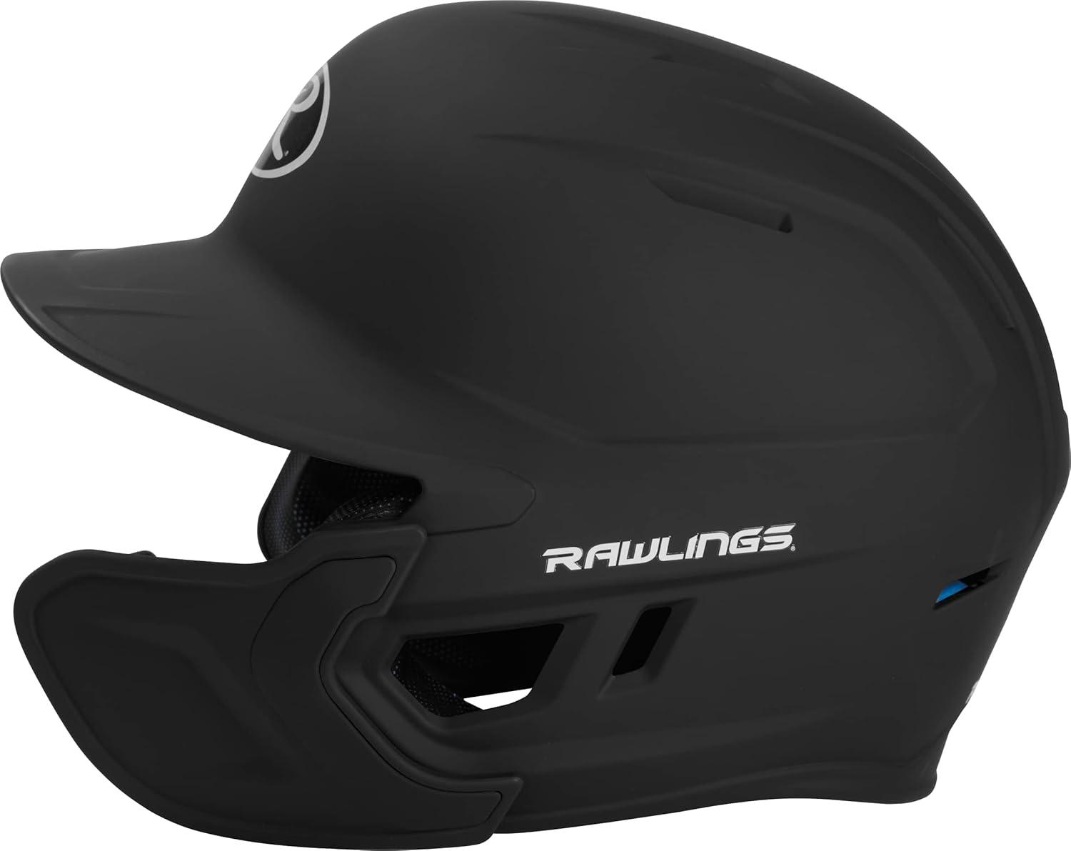imageRawlings  MACH Adjust Baseball Batting Helmet  Adjustable Face Guard  Matte  JR ampamp SR Sizes  Multiple ColorsMatte Black