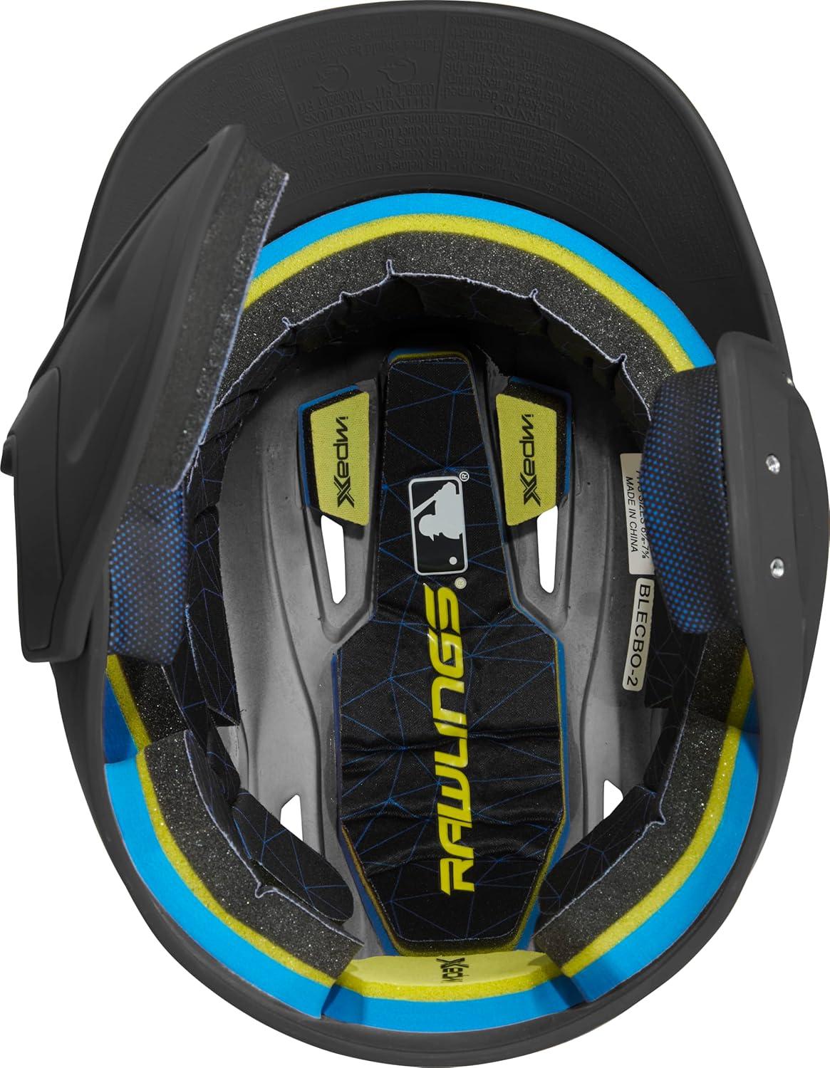 imageRawlings  MACH Adjust Baseball Batting Helmet  Adjustable Face Guard  Matte  JR ampamp SR Sizes  Multiple ColorsMatte Black