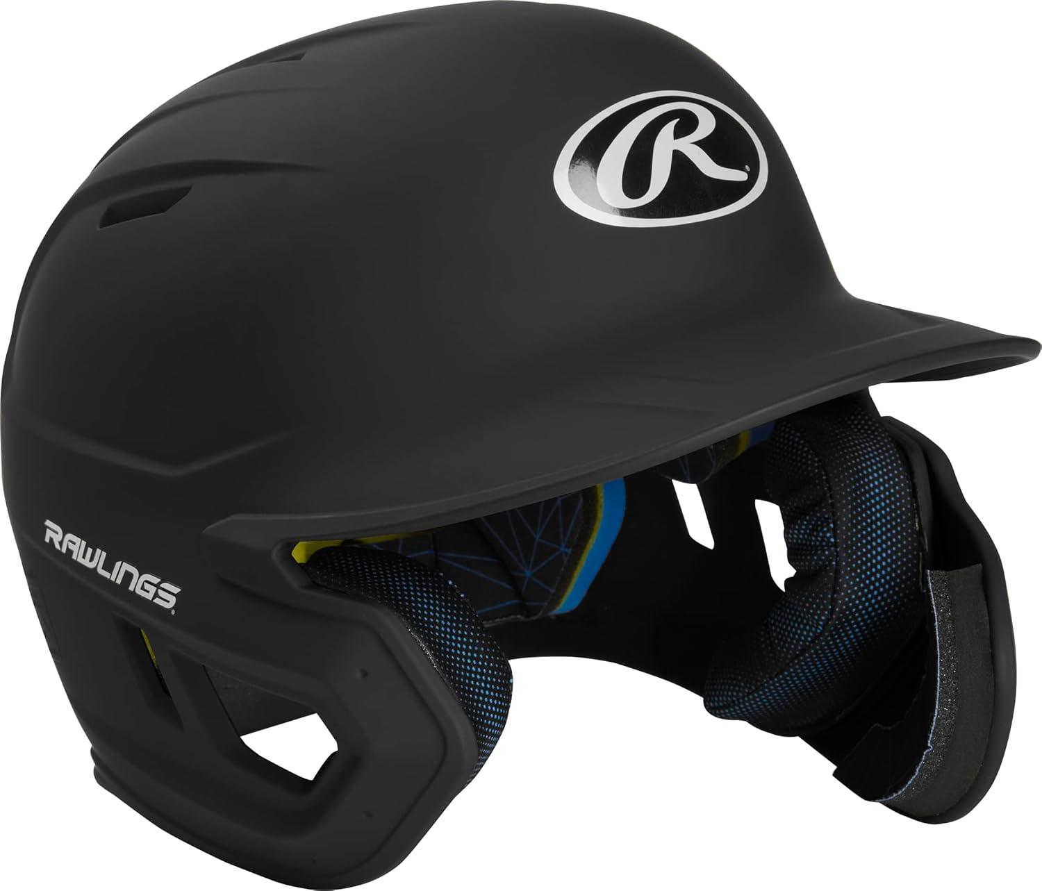 imageRawlings  MACH Adjust Baseball Batting Helmet  Adjustable Face Guard  Matte  JR ampamp SR Sizes  Multiple ColorsMatte Black
