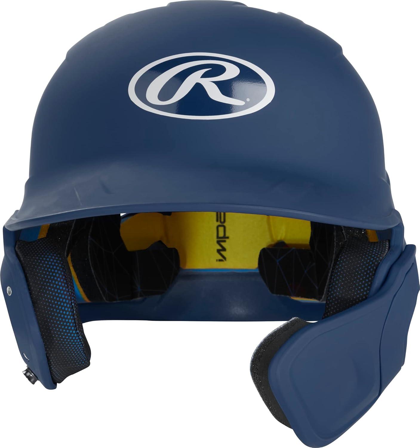 imageRawlings  MACH Adjust Baseball Batting Helmet  Adjustable Face Guard  Matte  JR ampamp SR Sizes  Multiple ColorsMatte Navy