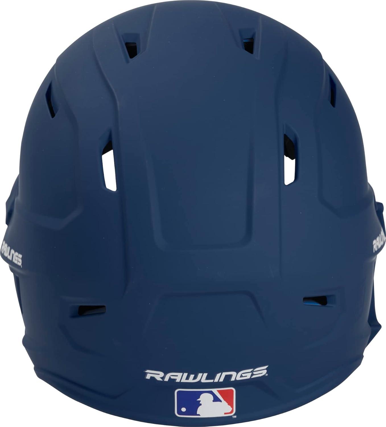 imageRawlings  MACH Adjust Baseball Batting Helmet  Adjustable Face Guard  Matte  JR ampamp SR Sizes  Multiple ColorsMatte Navy