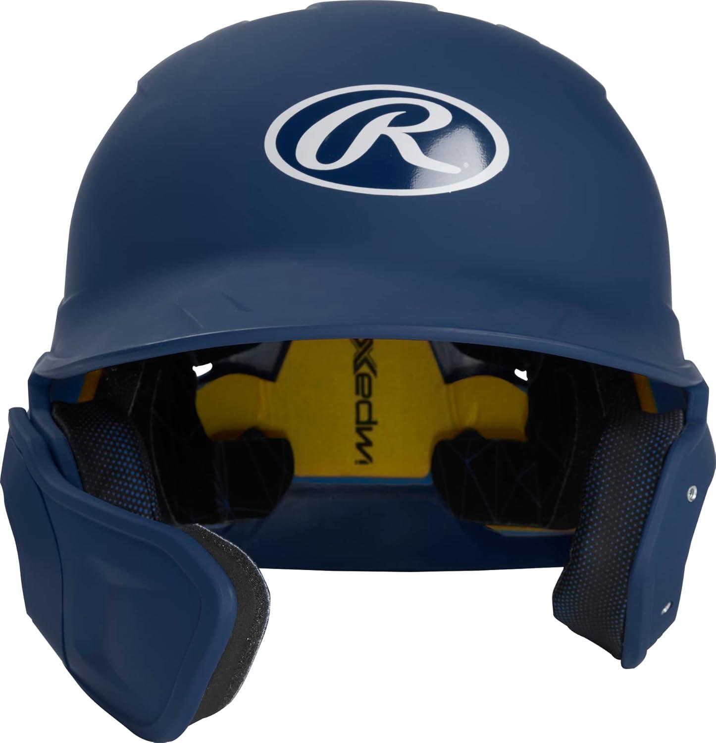 imageRawlings  MACH Adjust Baseball Batting Helmet  Adjustable Face Guard  Matte  JR ampamp SR Sizes  Multiple ColorsMatte Navy