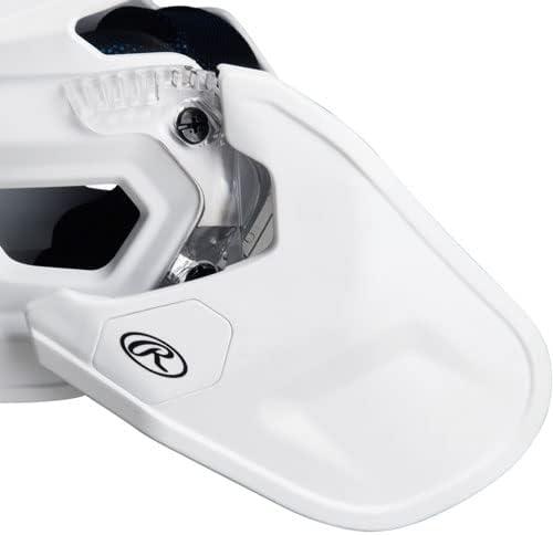 imageRawlings  MACH Adjust Baseball Batting Helmet  Adjustable Face Guard  Matte  JR ampamp SR Sizes  Multiple ColorsMatte White