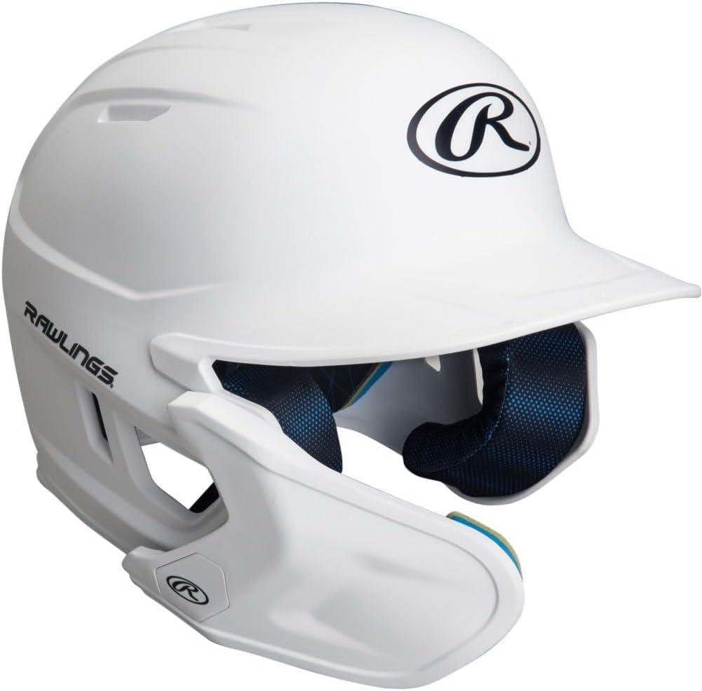 imageRawlings  MACH Adjust Baseball Batting Helmet  Adjustable Face Guard  Matte  JR ampamp SR Sizes  Multiple ColorsMatte White