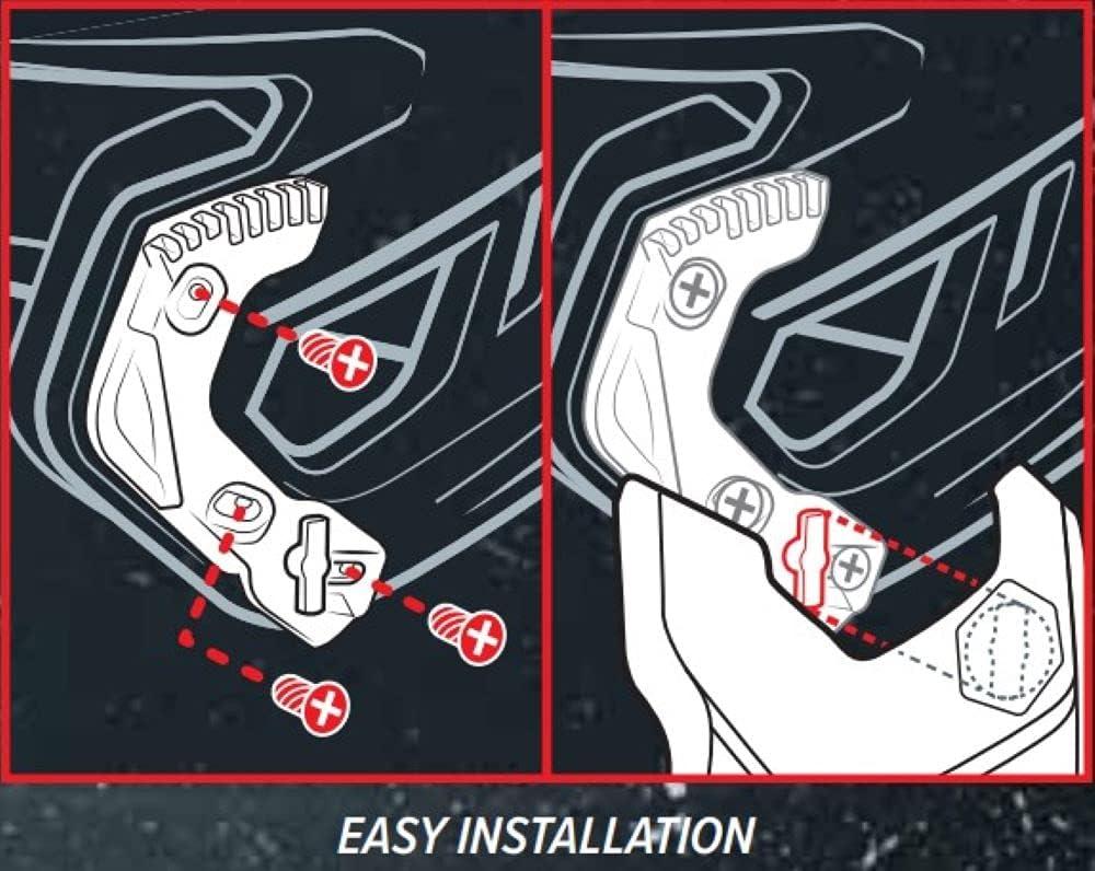 imageRawlings MACH Adjust Face Guard Adjustable Extension Piece Fits Mach Series Helmets Matte LHB ampamp RHB OptionsMatte Royal