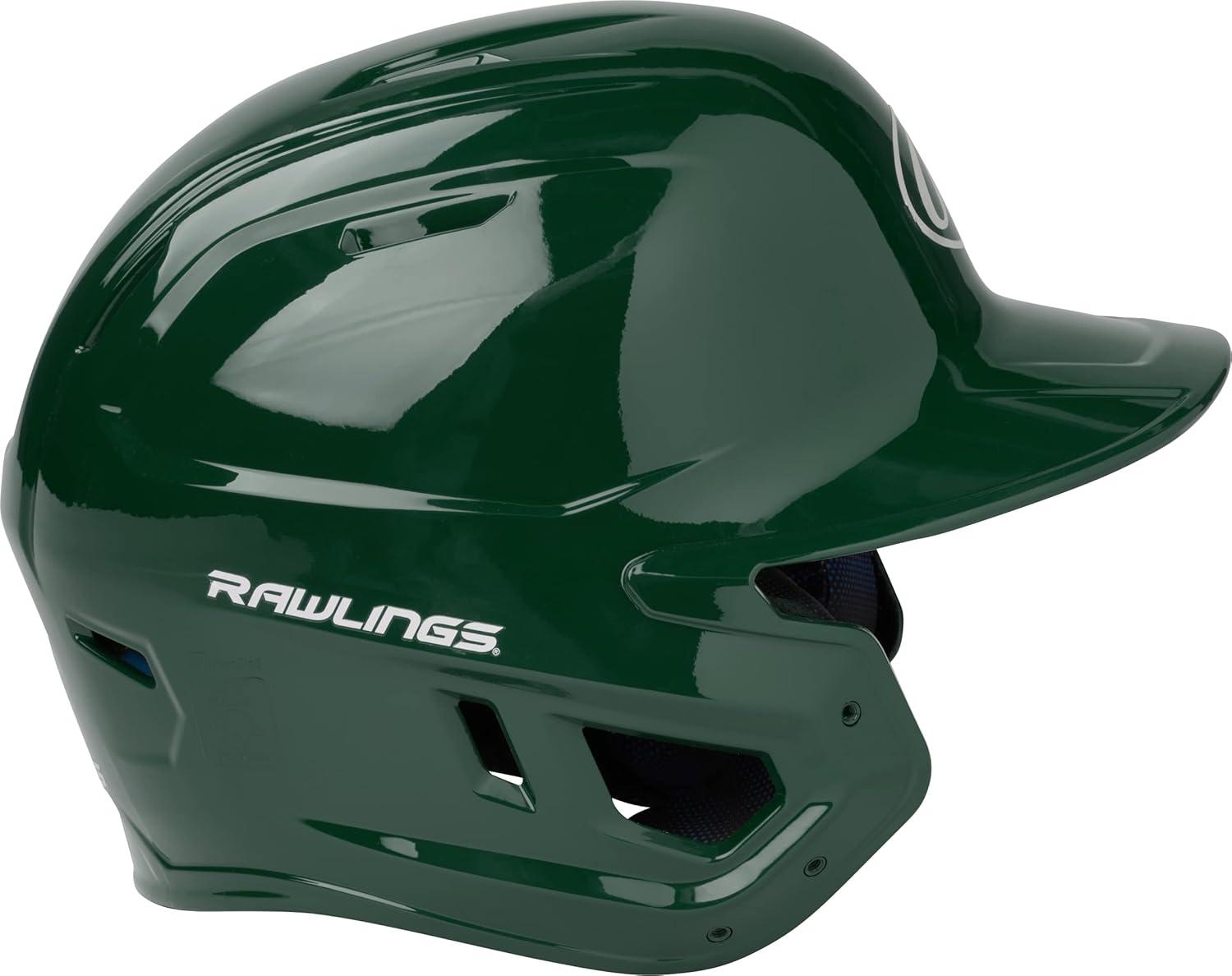 imageRawlings  MACH Baseball Batting Helmet  Gloss  JR ampamp SR Sizes  Multiple ColorsGloss Dark Green