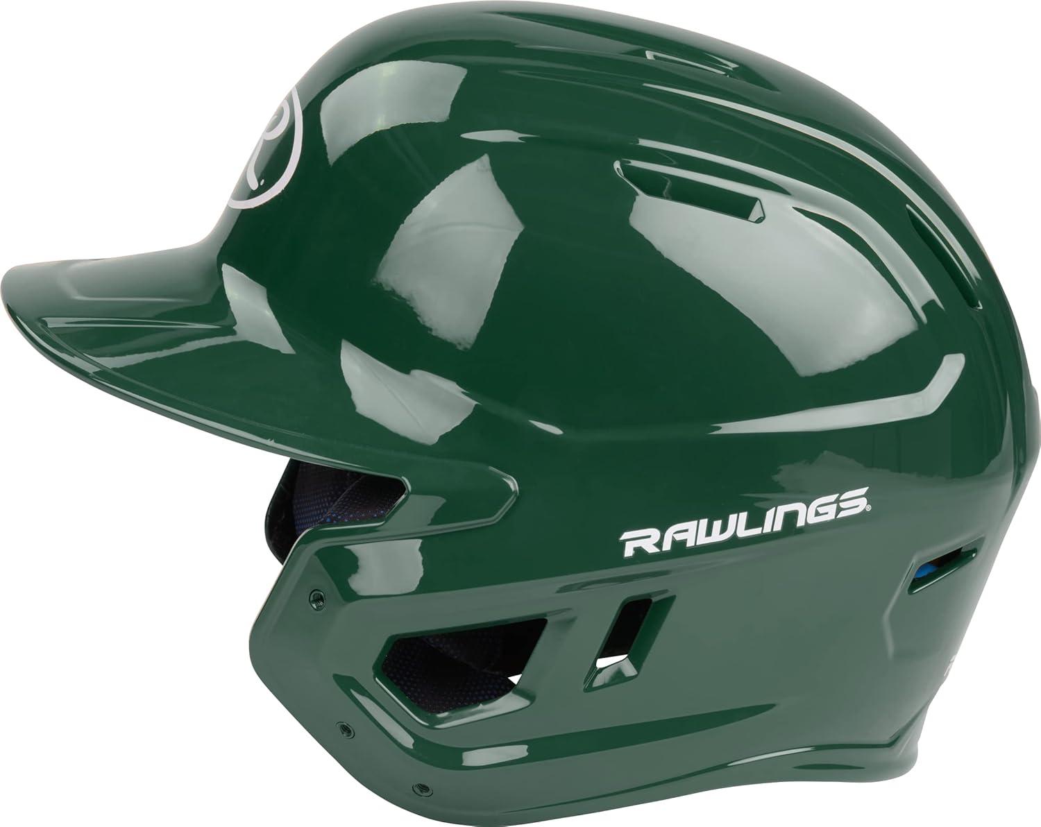 imageRawlings  MACH Baseball Batting Helmet  Gloss  JR ampamp SR Sizes  Multiple ColorsGloss Dark Green