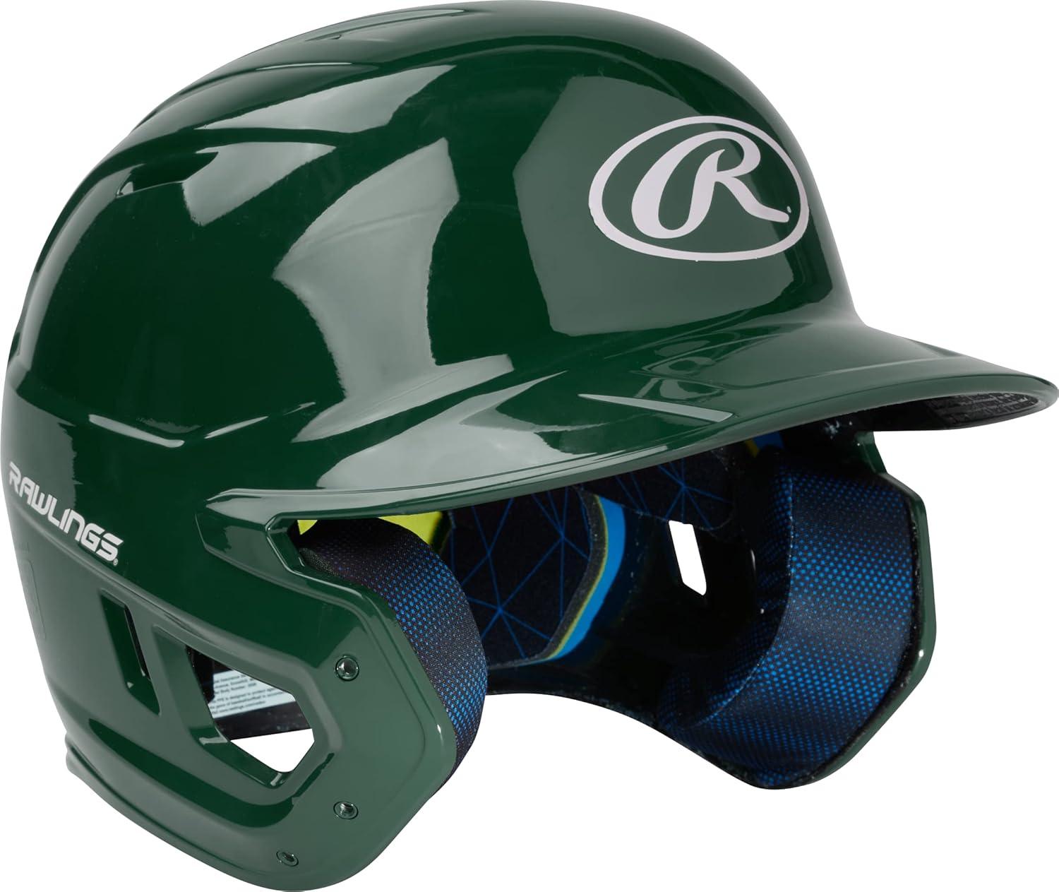 imageRawlings  MACH Baseball Batting Helmet  Gloss  JR ampamp SR Sizes  Multiple ColorsGloss Dark Green