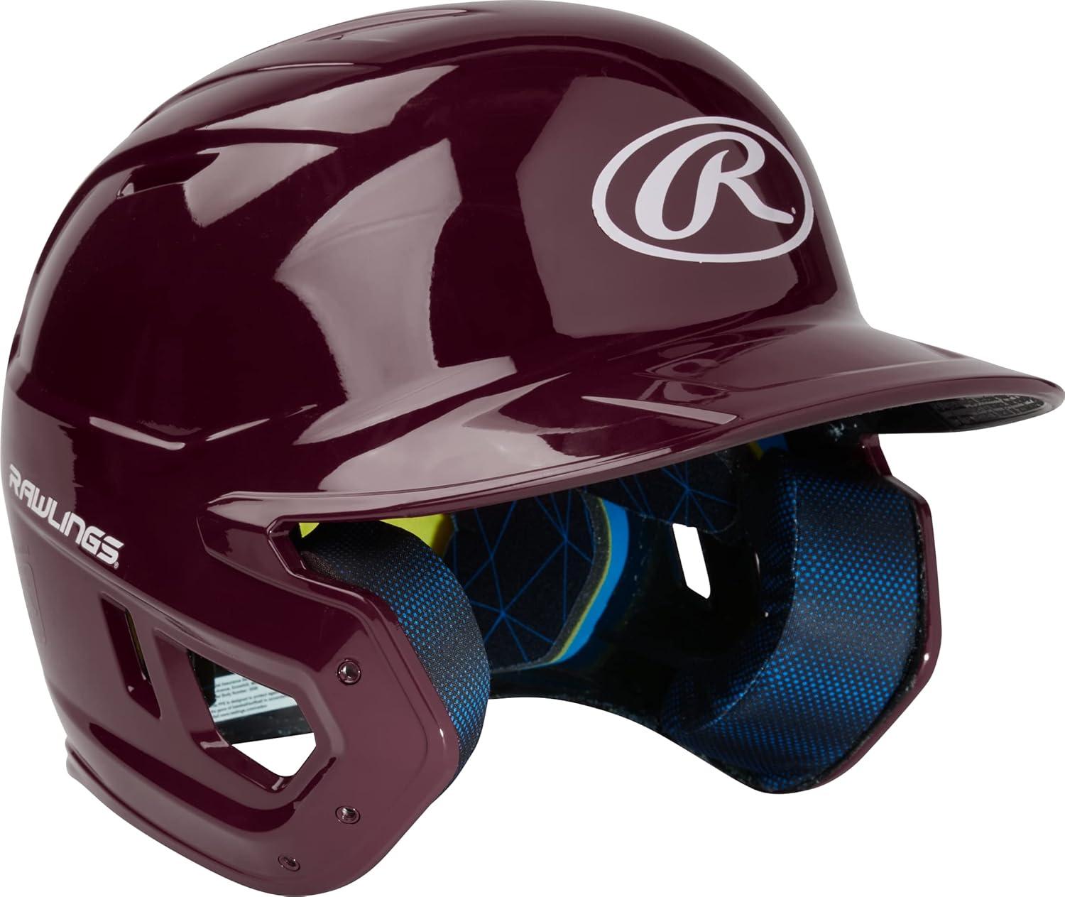 imageRawlings  MACH Baseball Batting Helmet  Gloss  JR ampamp SR Sizes  Multiple ColorsGloss Maroon