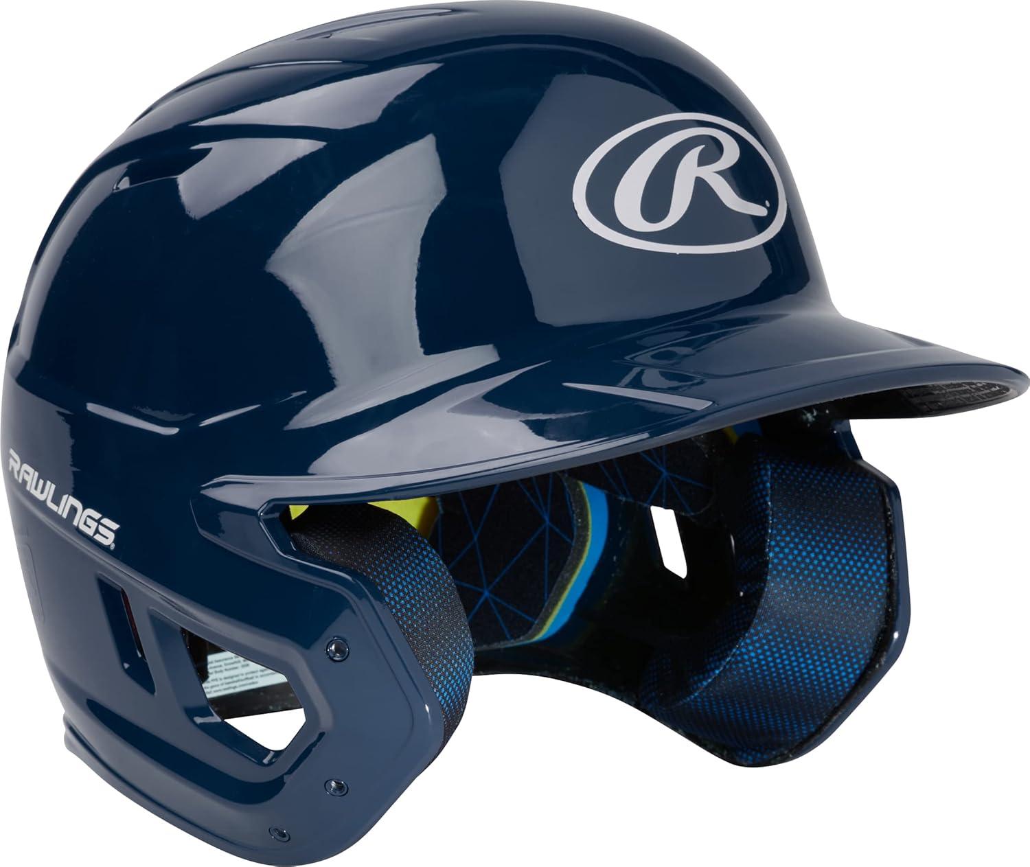 imageRawlings  MACH Baseball Batting Helmet  Gloss  JR ampamp SR Sizes  Multiple ColorsGloss Navy