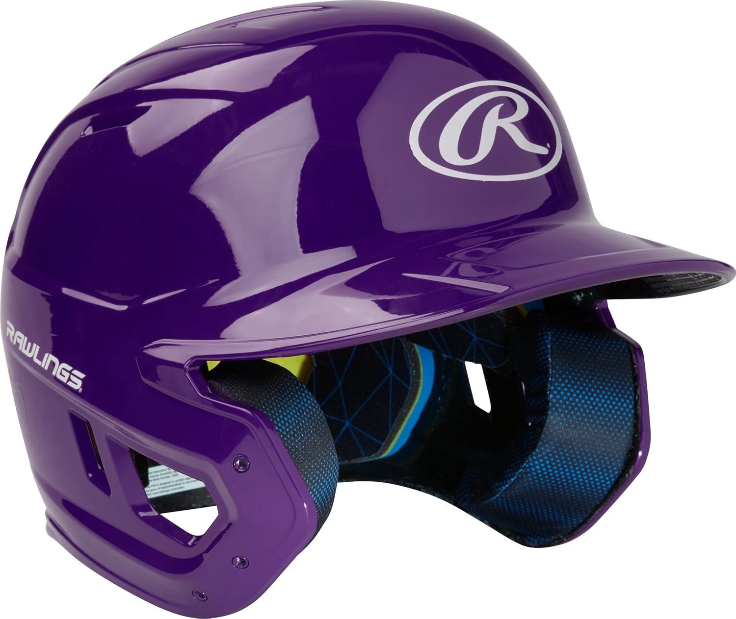imageRawlings  MACH Baseball Batting Helmet  Gloss  JR ampamp SR Sizes  Multiple ColorsGloss Purple