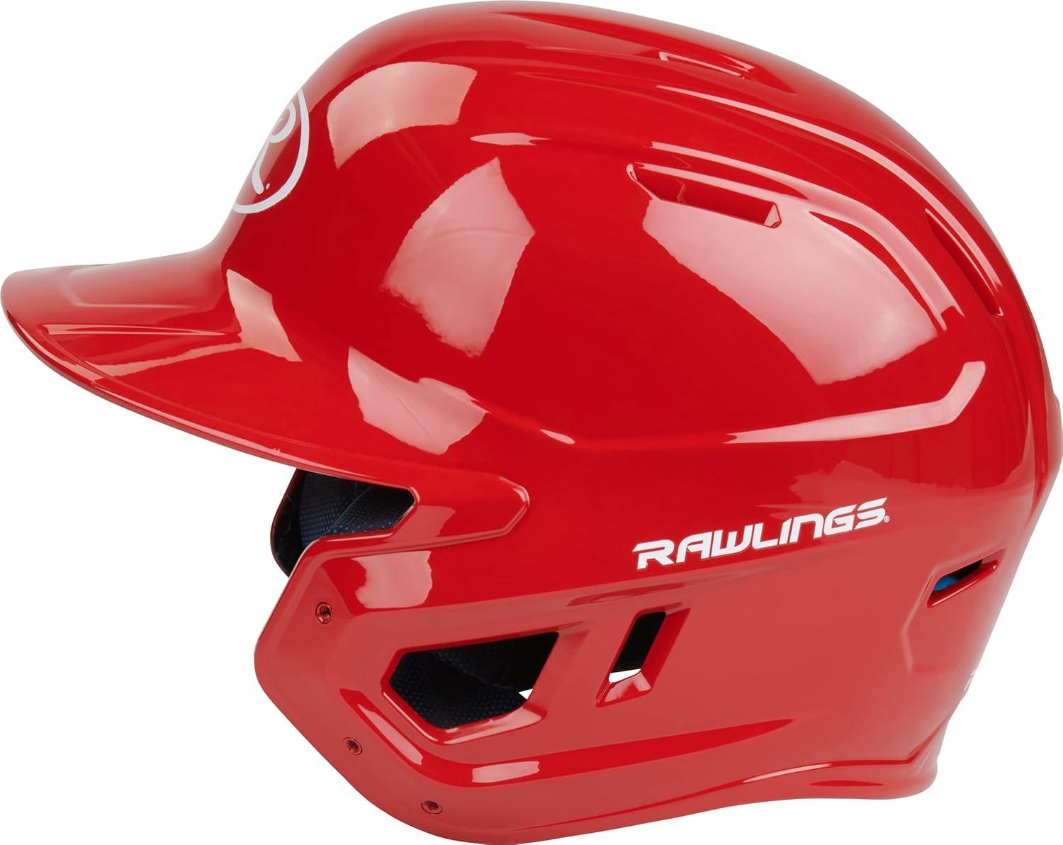 imageRawlings  MACH Baseball Batting Helmet  Gloss  JR ampamp SR Sizes  Multiple ColorsGloss Scarlet